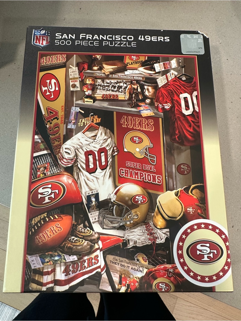 NIB San Francisco 49ers 500pc Puzzle, Official NFL Sealed